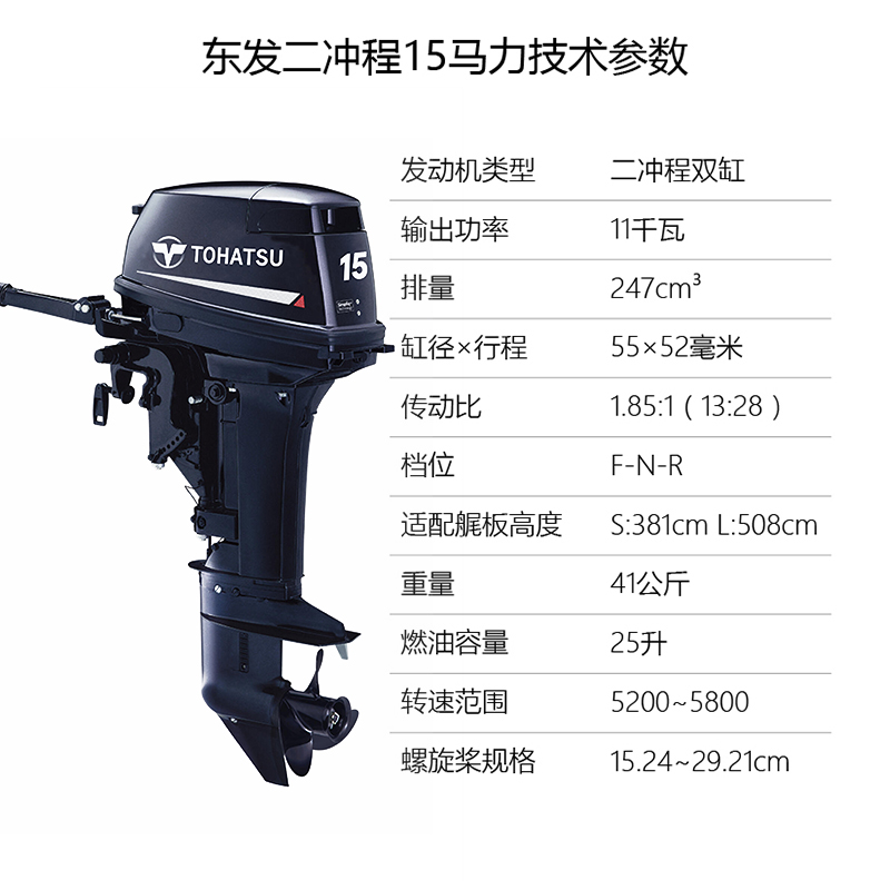 东发四冲程50马力船外机